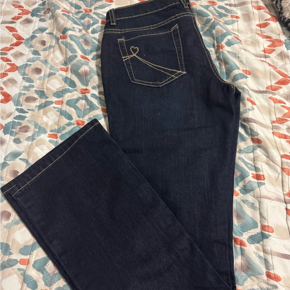 The Children's Place Blue Straight Leg Jeans Classic Style - Picture 6 of 6